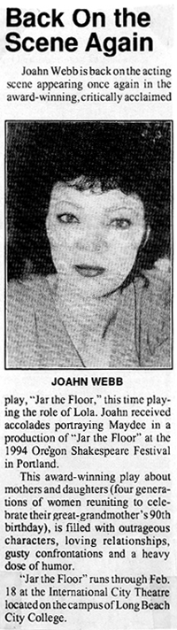 Joahn Webb - LA Sentinel